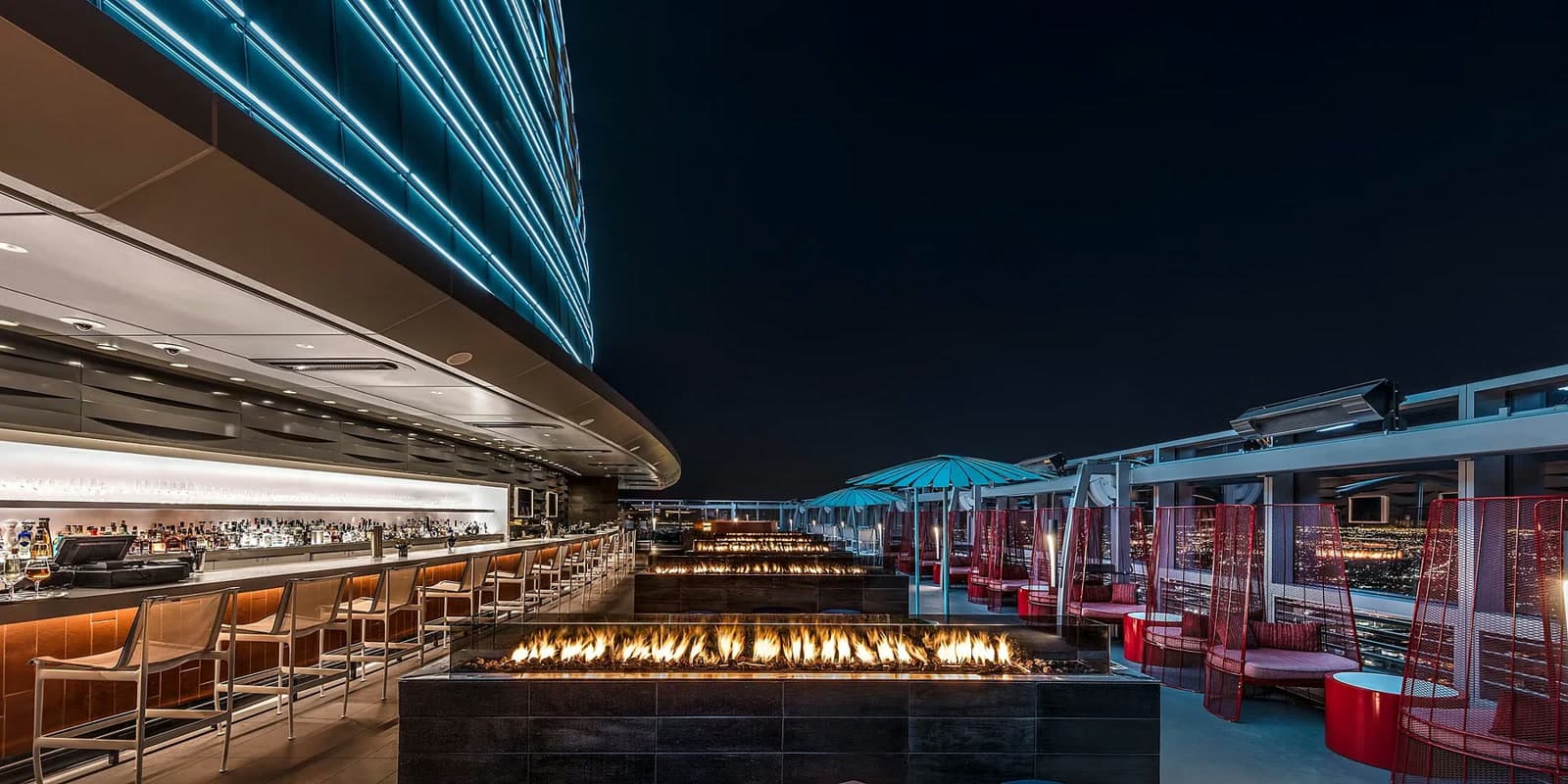 Rooftop firepit